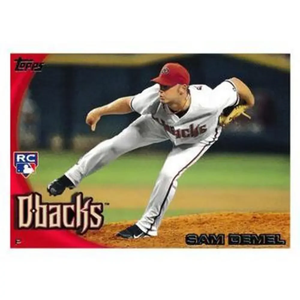 2010 Topps Update Sam Demel RC US-3 Arizona Diamondbacks
